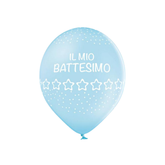 Palloncini in Lattice "Il mio battesimo" Azzurro 12" cm30 pz24